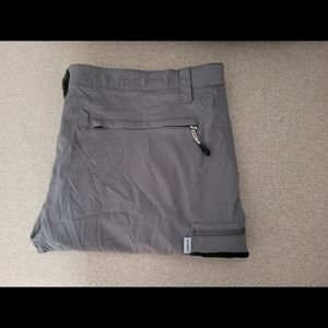 Magellan 2XL gray water repellant fish gear shorts